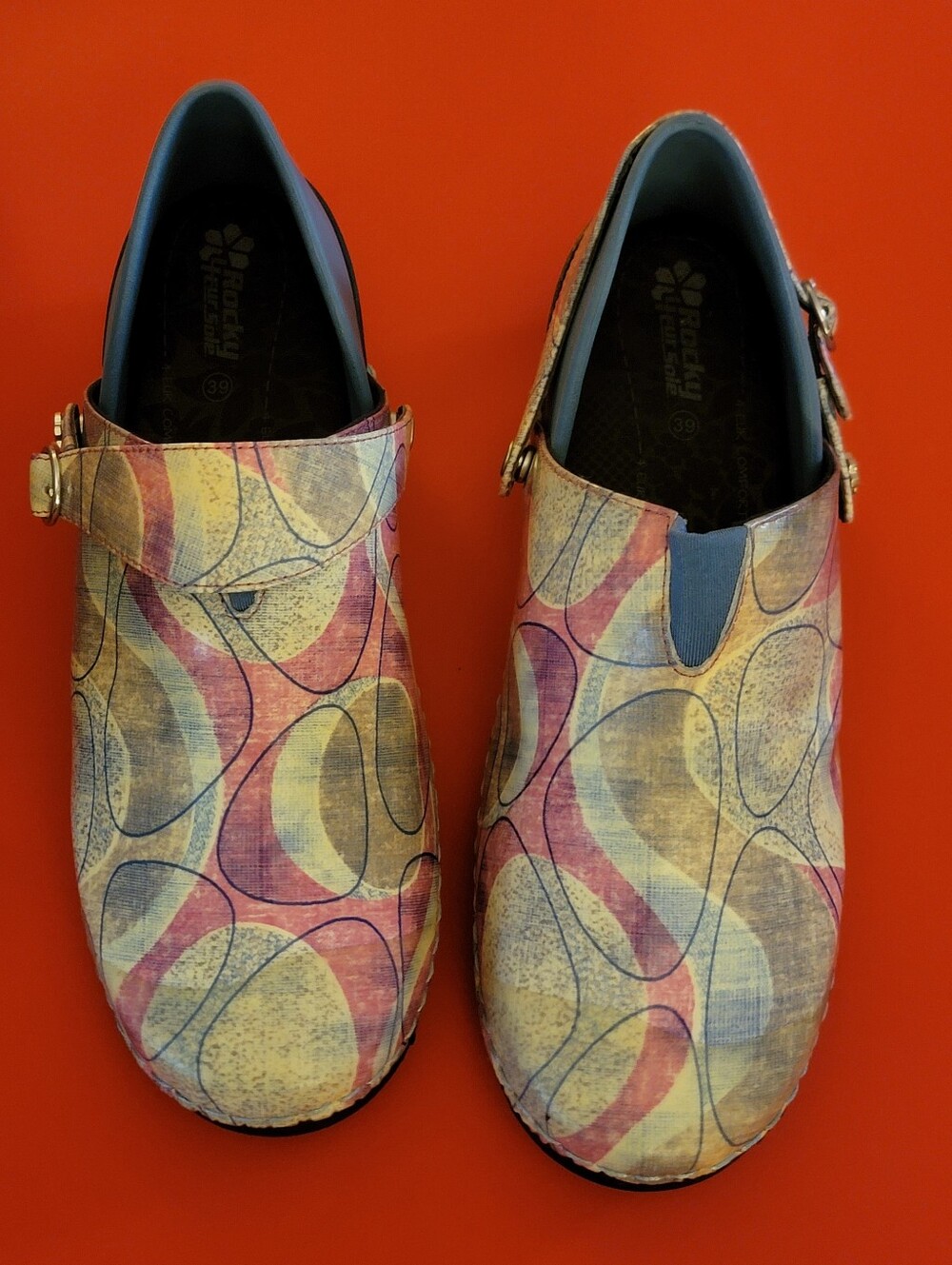 Rocky 4EurSole Multicolor Clogs New In The Box - Picture 1 of 10